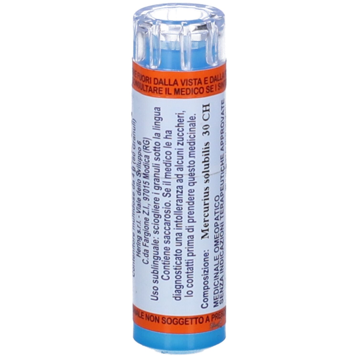HERING Mercurius Solubilis 80 Granuli 30 Ch Contenitore Multidose
