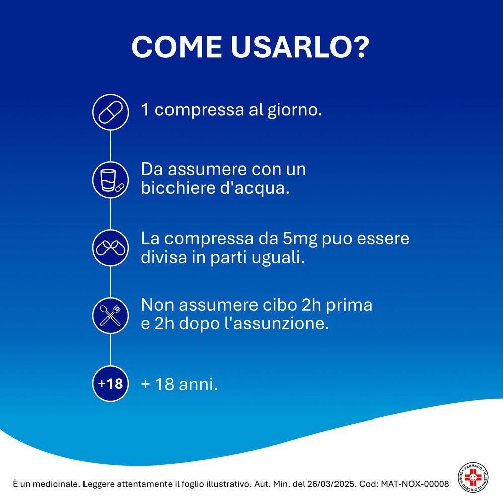 Istruzioni per l'uso di Melatonina. 4 passaggi con simboli e testo.