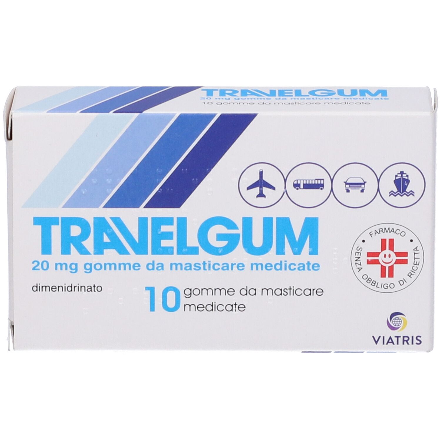 TRAVELGUM 20 mg  Gomme da masticare medicate