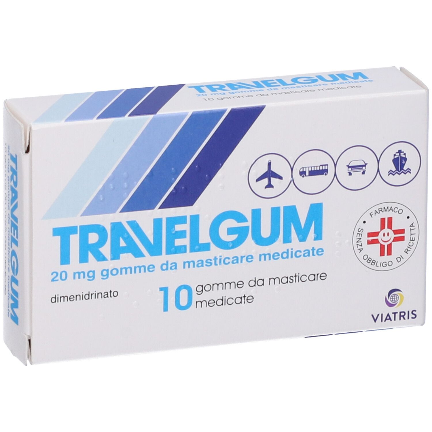 TRAVELGUM 20 mg  Gomme da masticare medicate