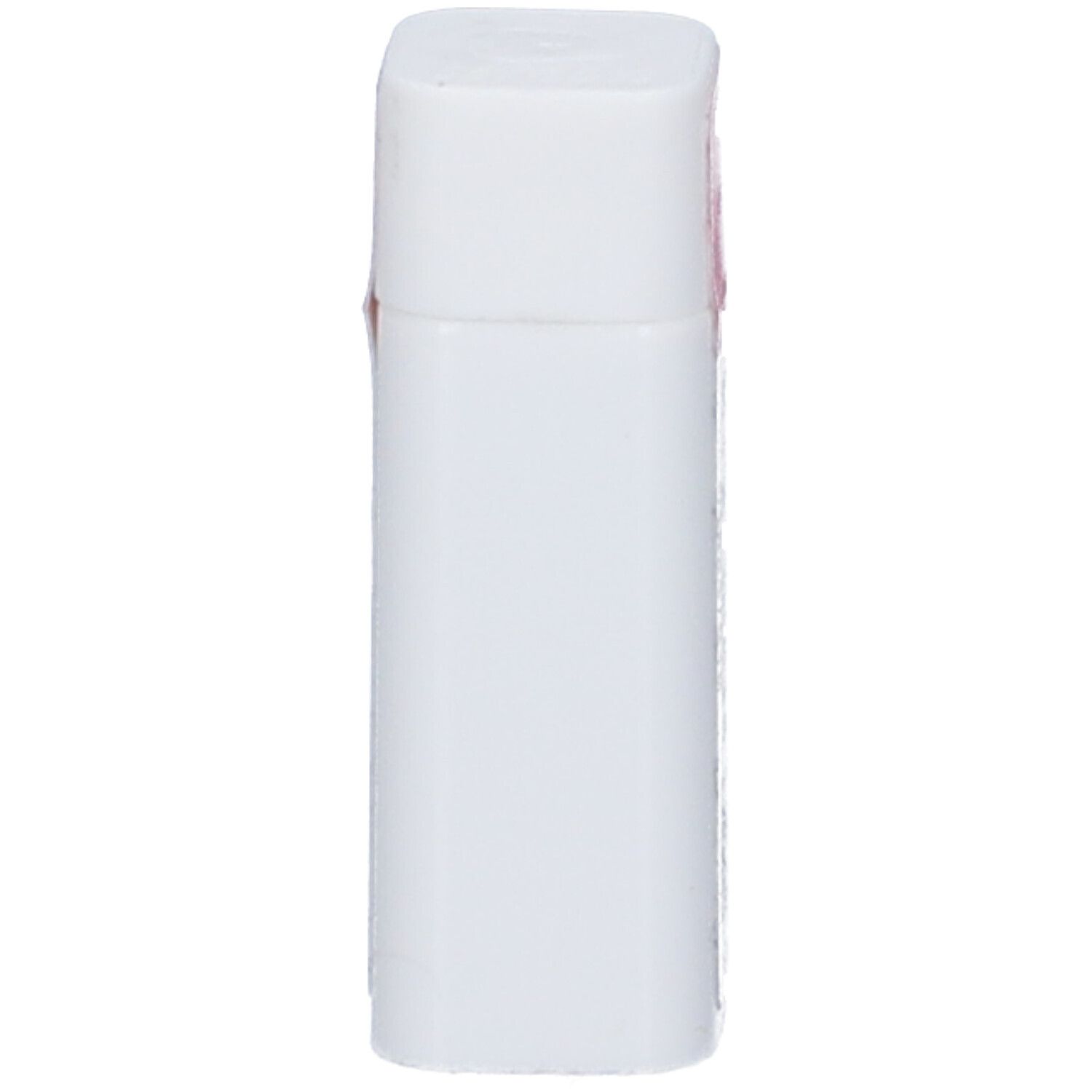 Contenitore bianco rettangolare con bordi arrotondati e coperchio quadrato.