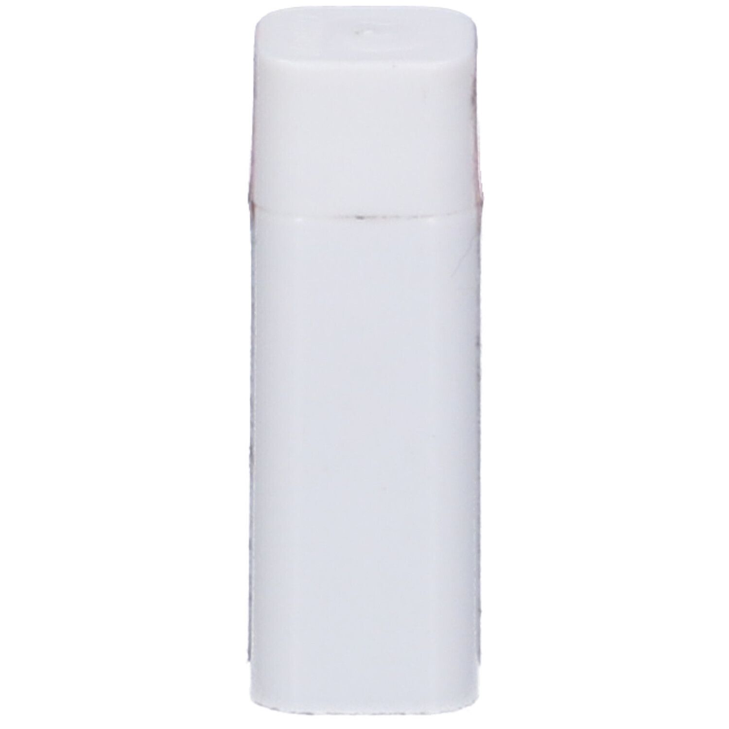Contenitore bianco rettangolare con bordi arrotondati. Parte superiore con coperchio quadrato.