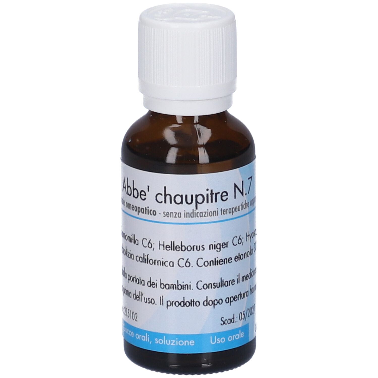 GUNA Abbe' Chaupitre N.7 Orale Gtt 30 Ml
