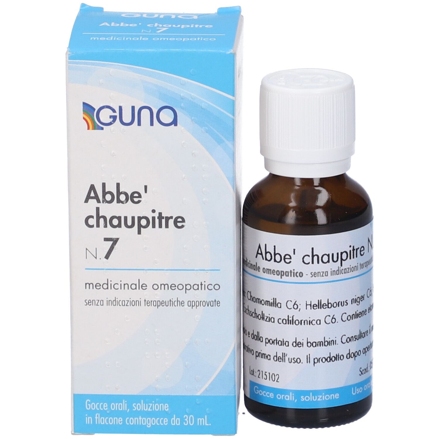 GUNA Abbe' Chaupitre N.7 Orale Gtt 30 Ml