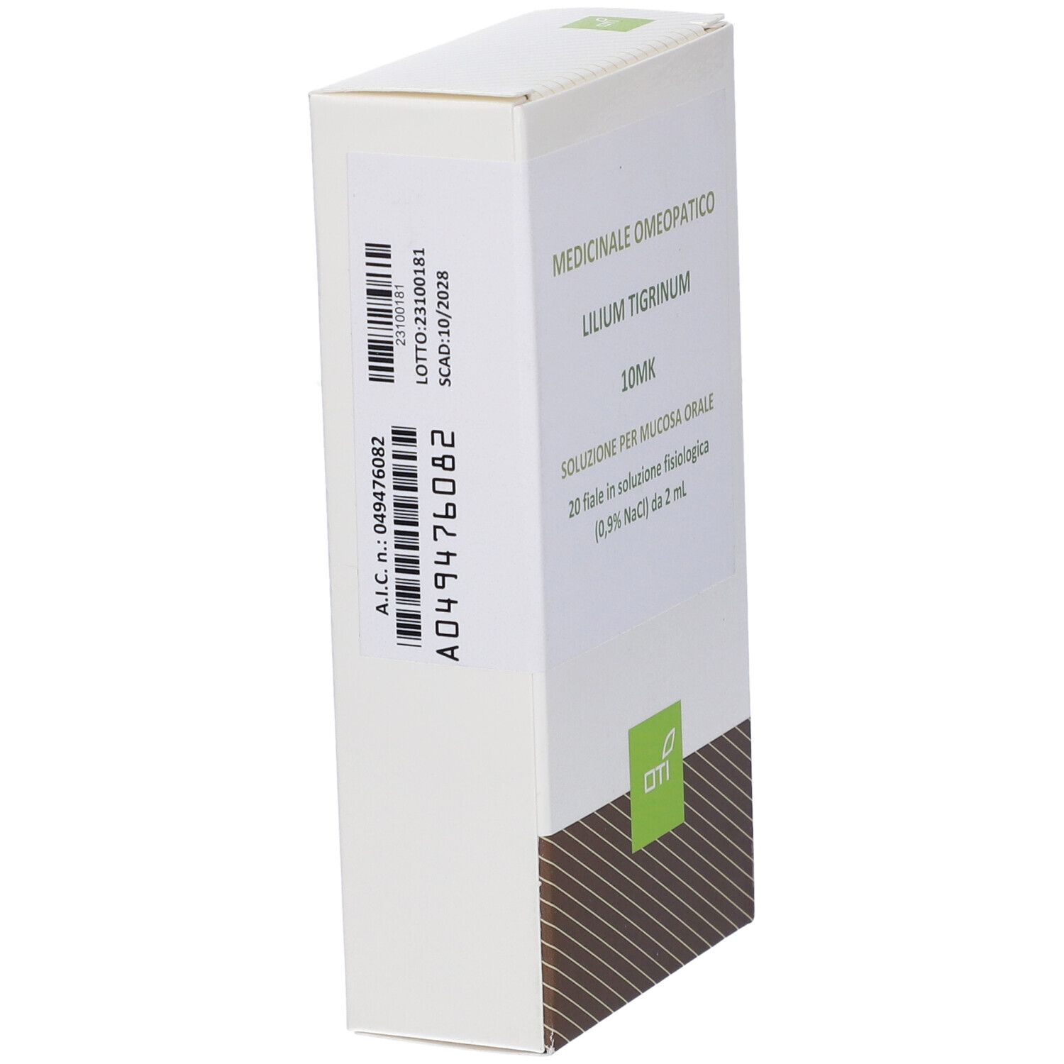 OTI Lilium Tigrinum 10.000 K (10 Mk) 20 Fiale 2 Ml Soluzione Fisiologica Per Mucosa Orale