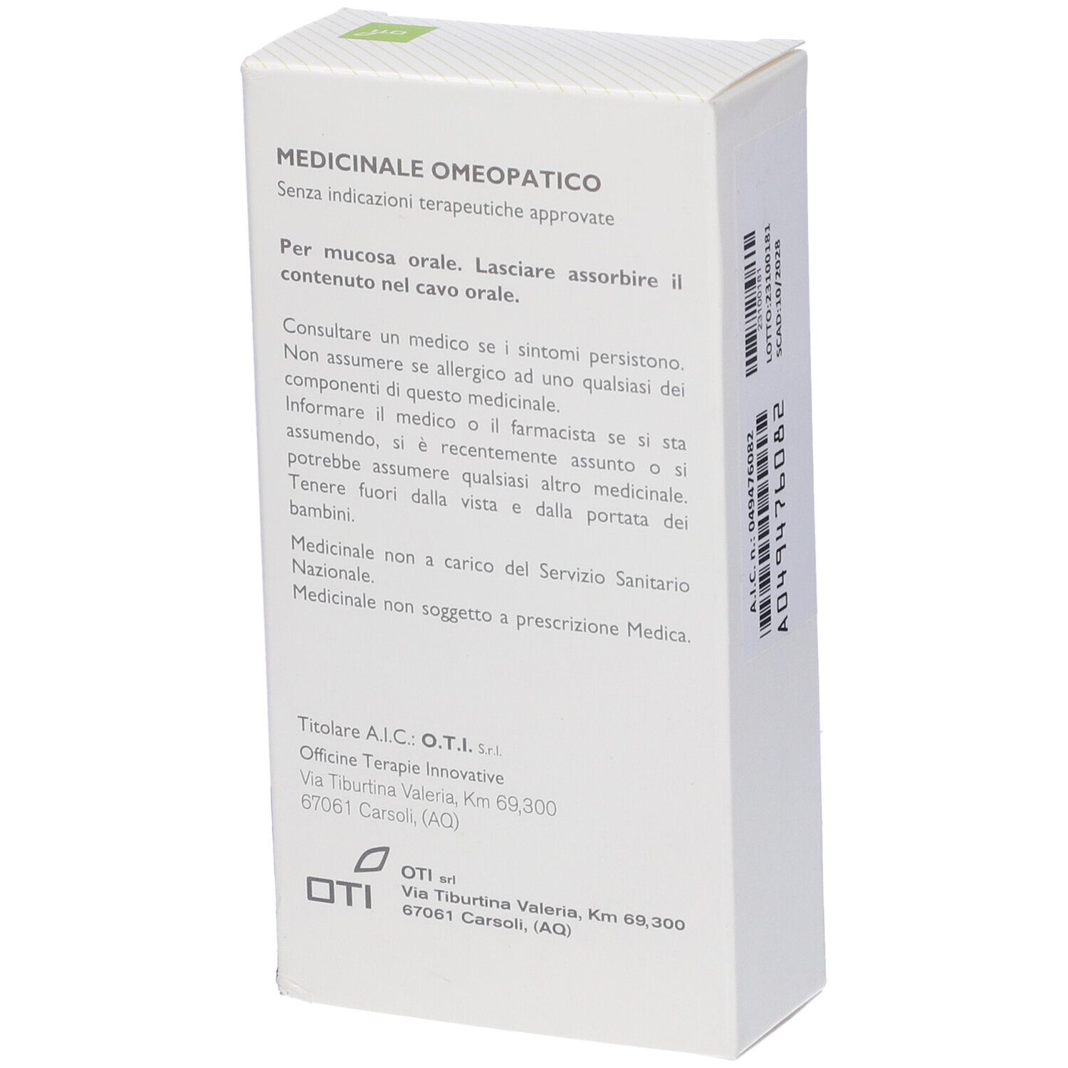 OTI Lilium Tigrinum 10.000 K (10 Mk) 20 Fiale 2 Ml Soluzione Fisiologica Per Mucosa Orale