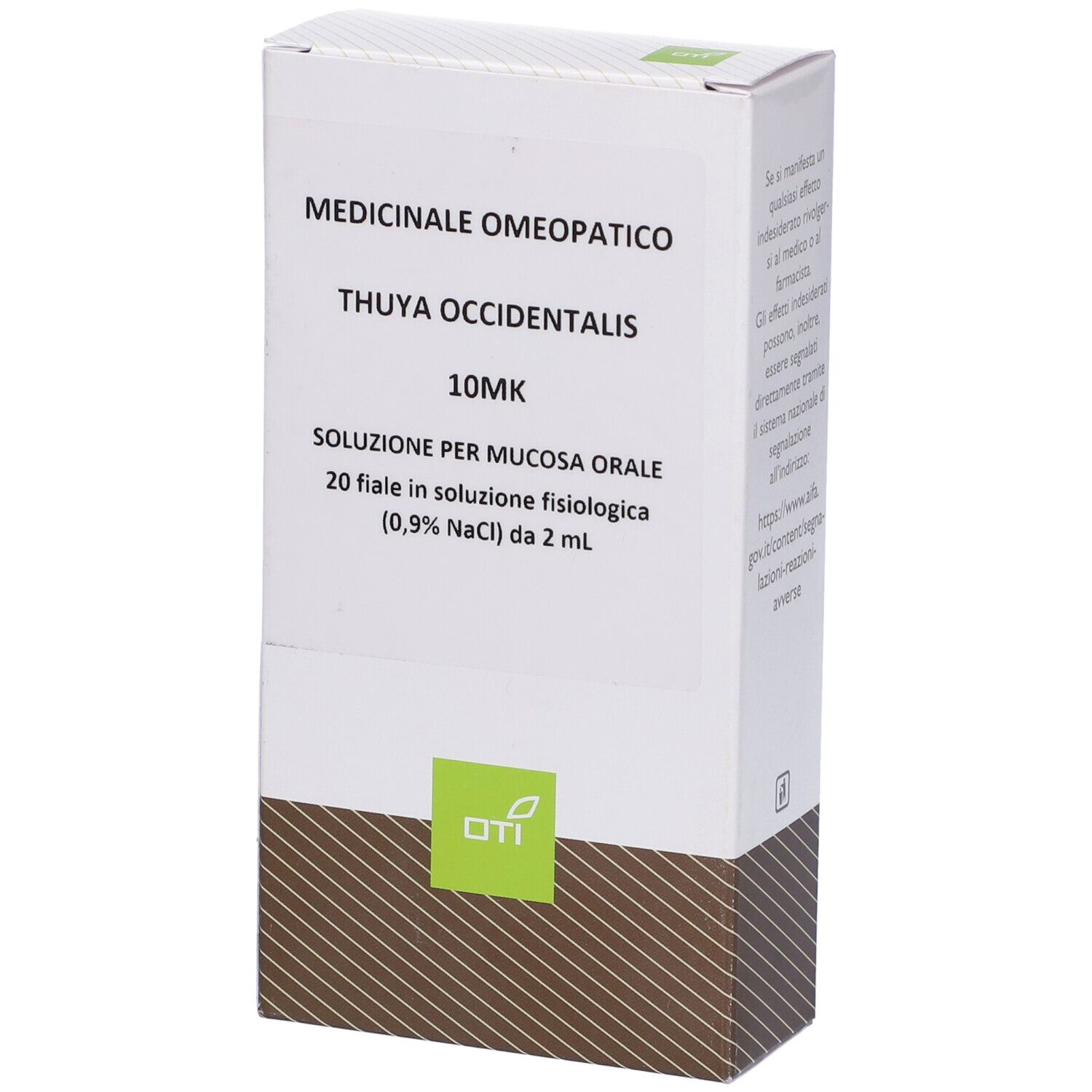 OTI Thuya Occidentalis 10.000K (10Mk) 20 Fiale 2 Ml Soluzione Fisiologica Per Mucosa Orale
