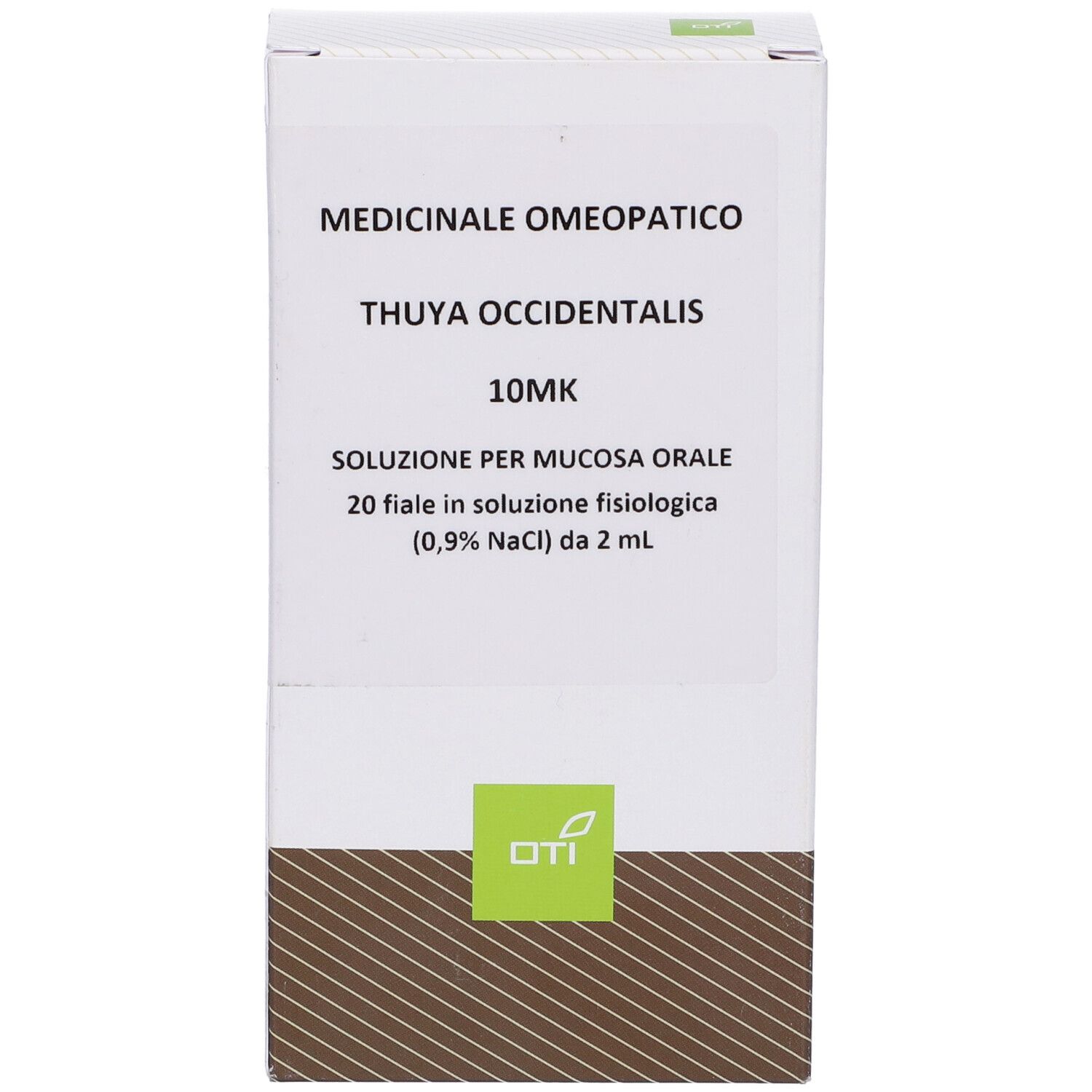 OTI Thuya Occidentalis 10.000K (10Mk) 20 Fiale 2 Ml Soluzione Fisiologica Per Mucosa Orale