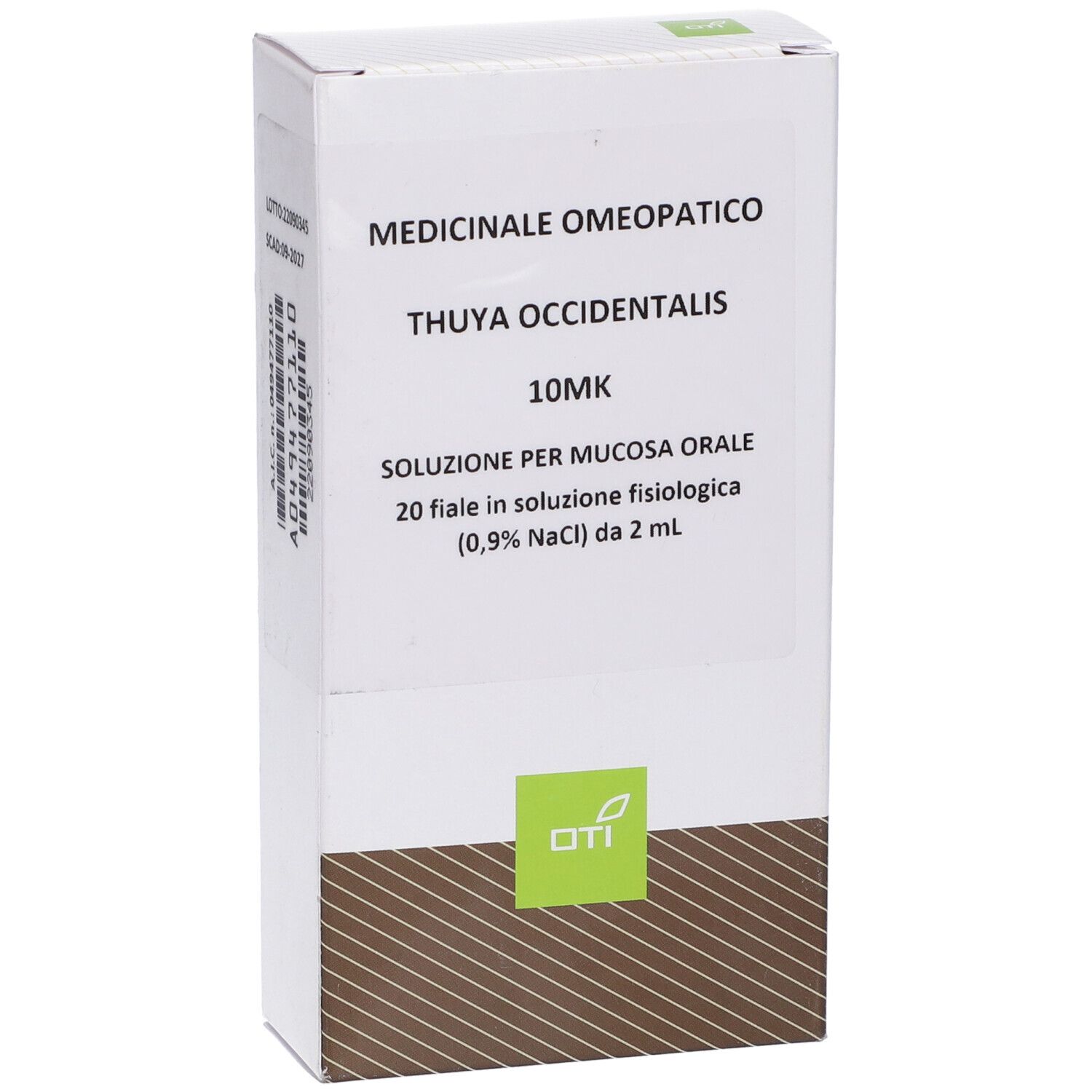 OTI Thuya Occidentalis 10.000K (10Mk) 20 Fiale 2 Ml Soluzione Fisiologica Per Mucosa Orale
