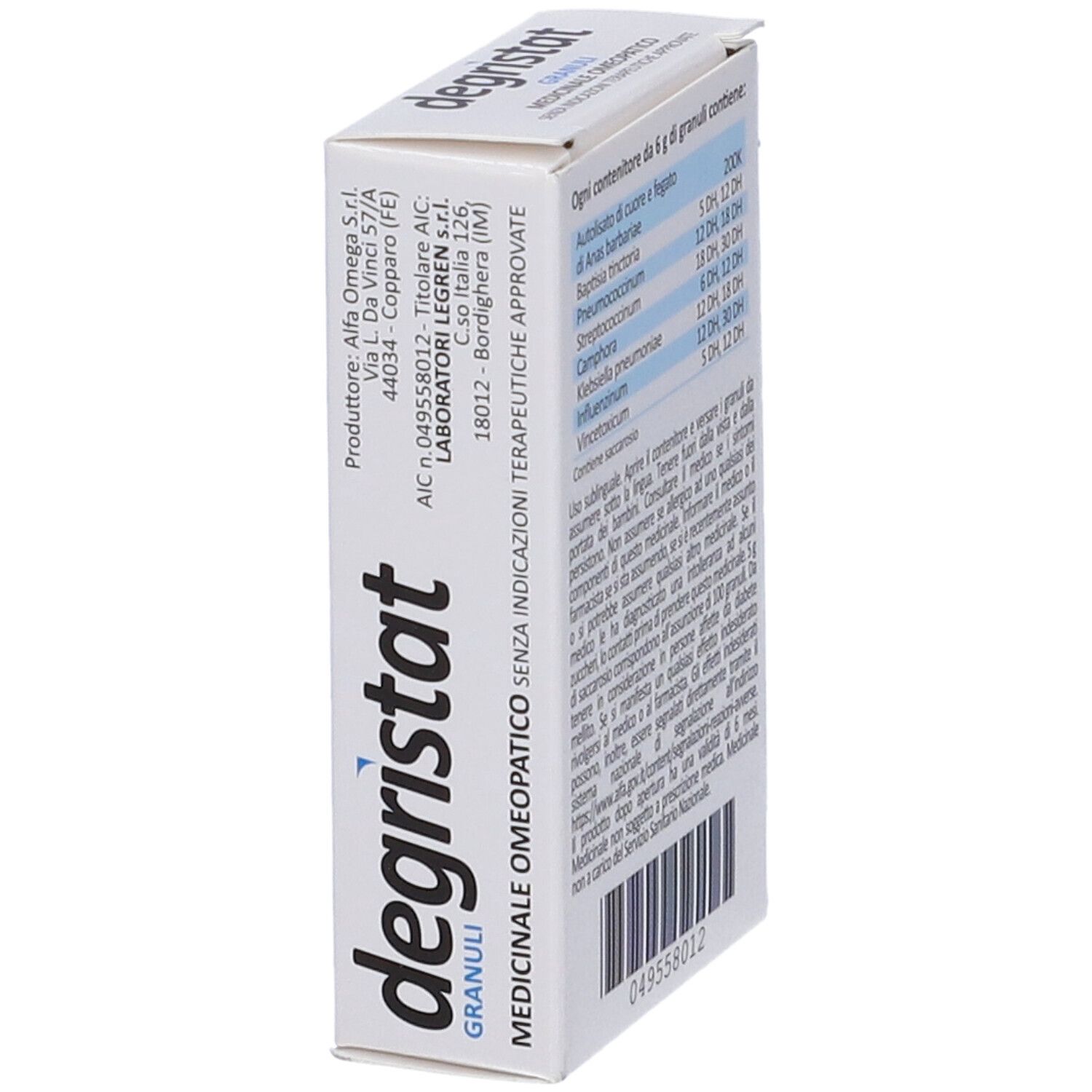 Degristat*120 Granuli 6 G Contenitore Multidose