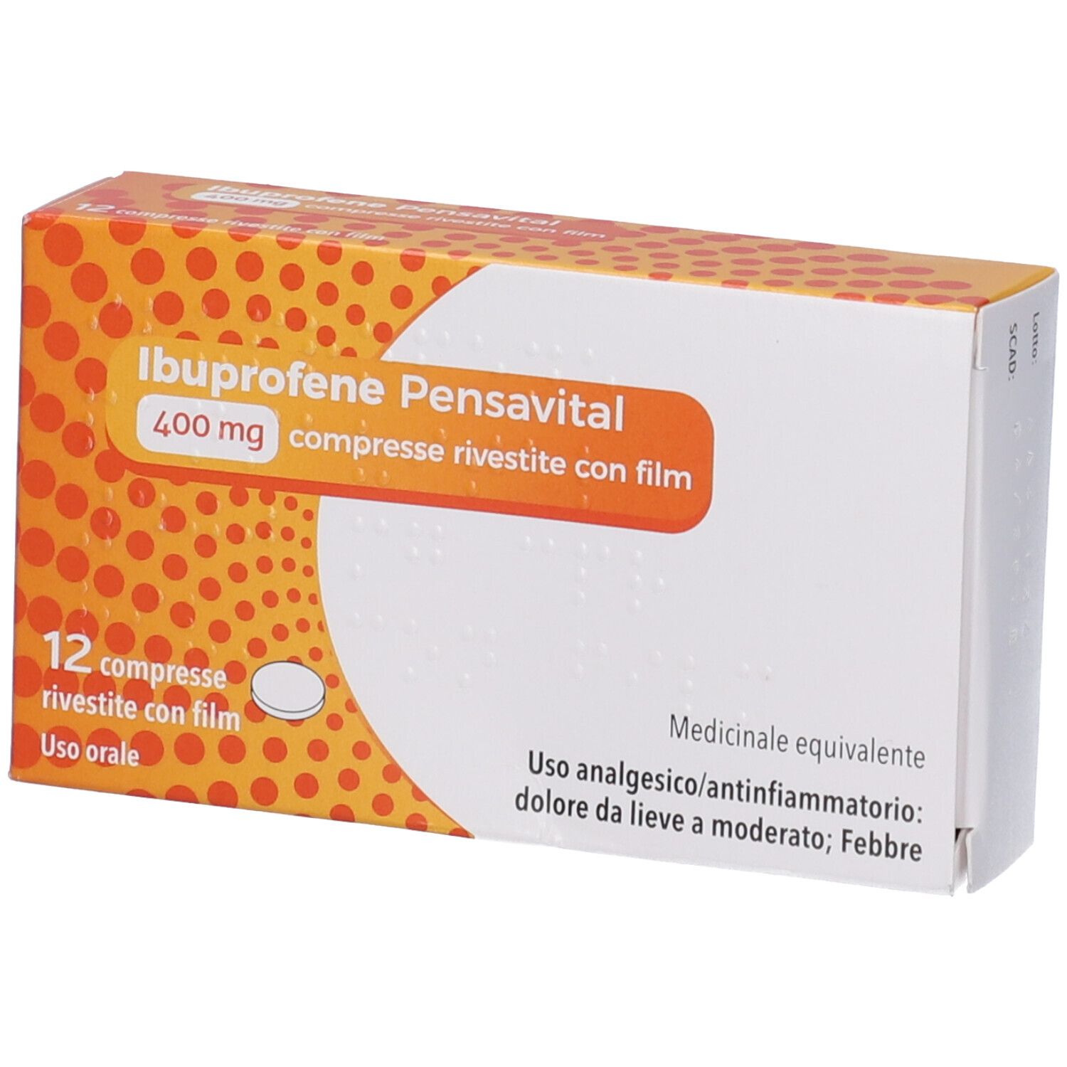 IBUPROFENE PENSAVITAL 400 mg compresse rivestite con film