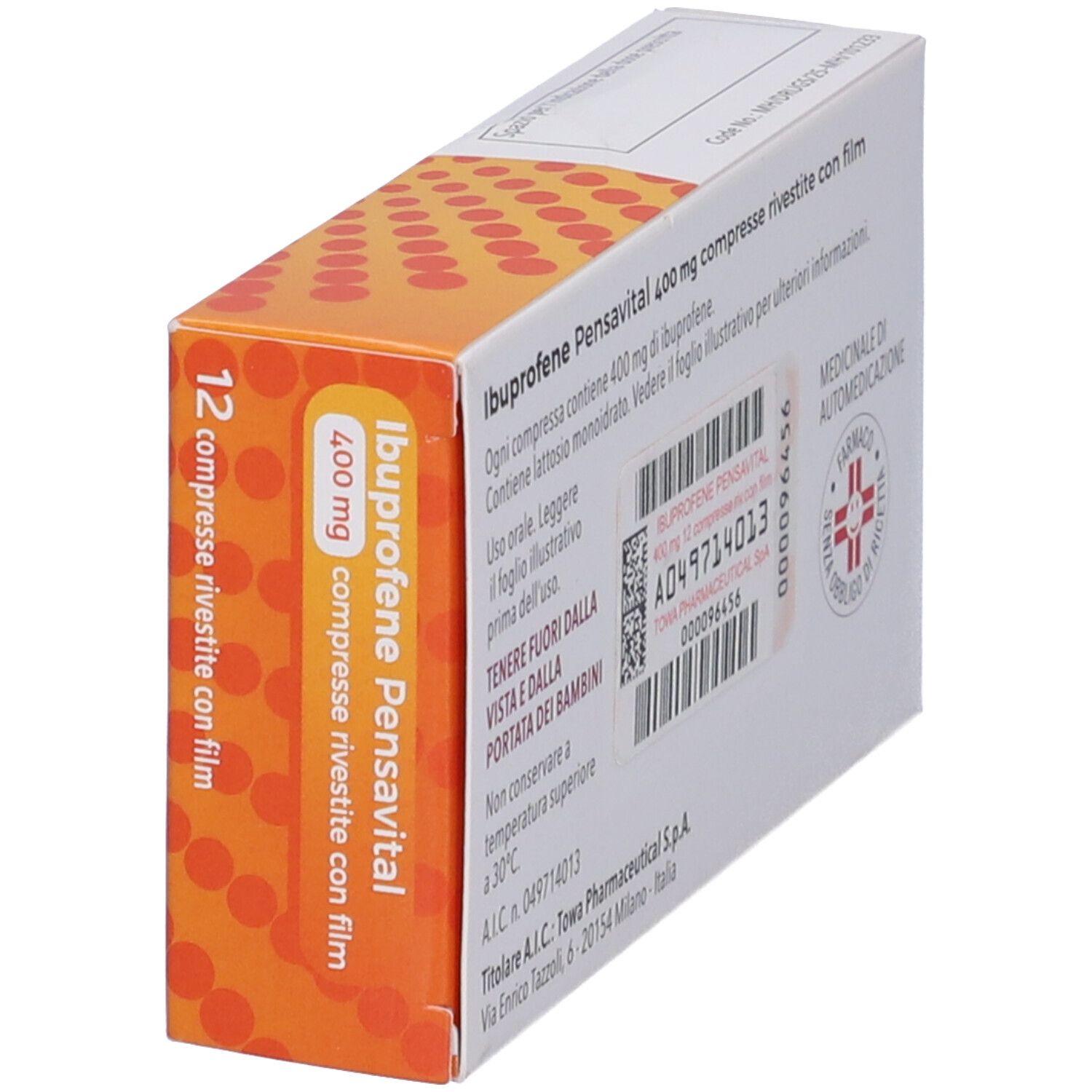 IBUPROFENE PENSAVITAL 400 mg compresse rivestite con film