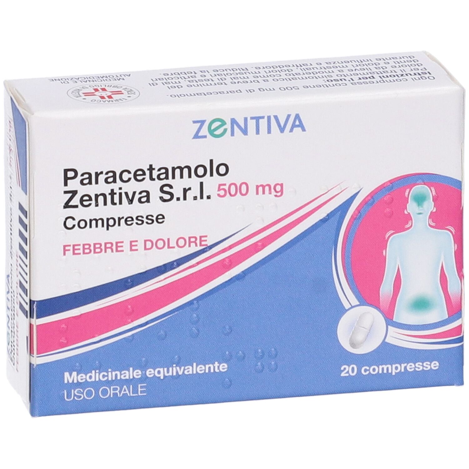 Paracetamolo Zentiva S.r.l. 500 mg compresse