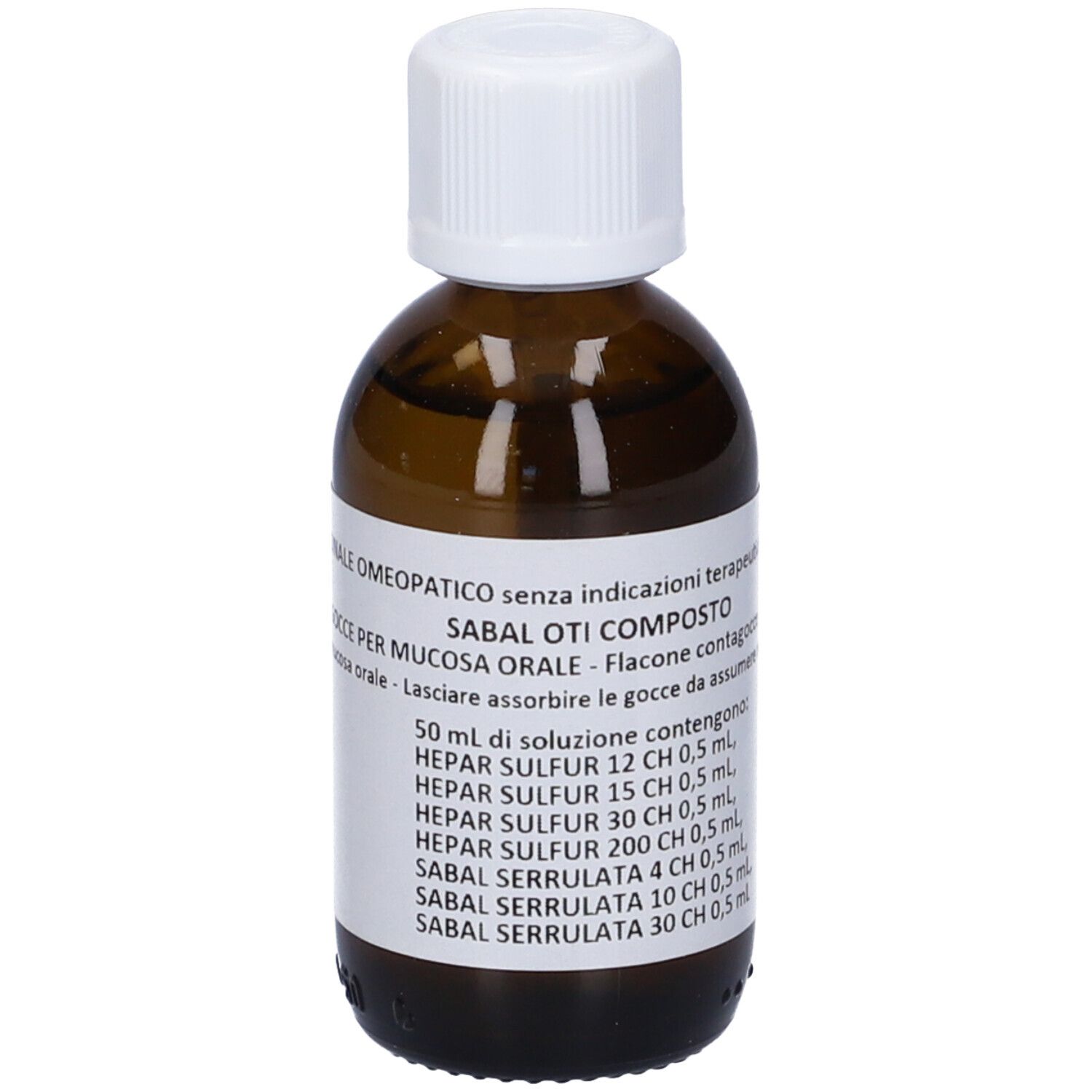 Sabal Oti Composto*Orale Gtt 50 Ml In Soluzione Idroalcolica Al 30% V/V