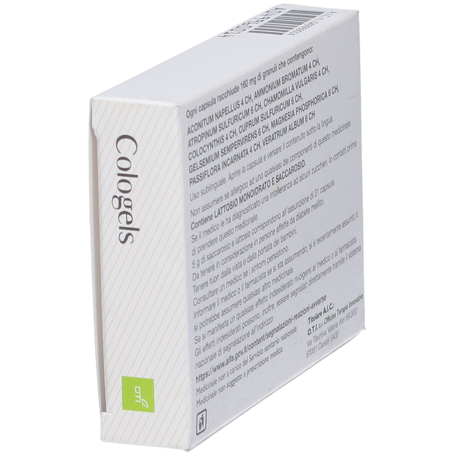 COLOGELS*granuli 60 capsule 160 mg