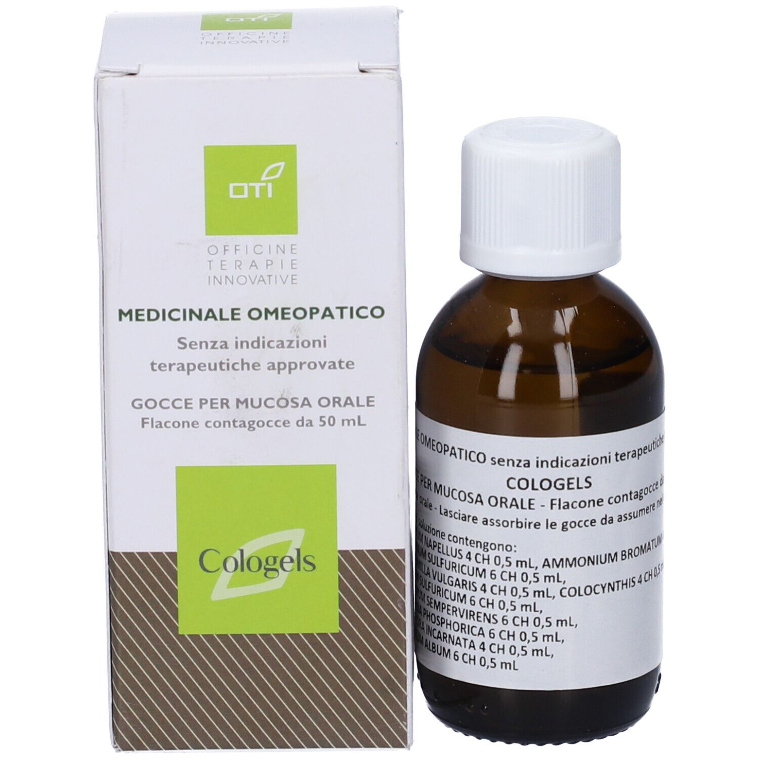 OTI Cologels Orale Gtt 50 Ml In Soluzione Idroalcolica Al 30% V/V