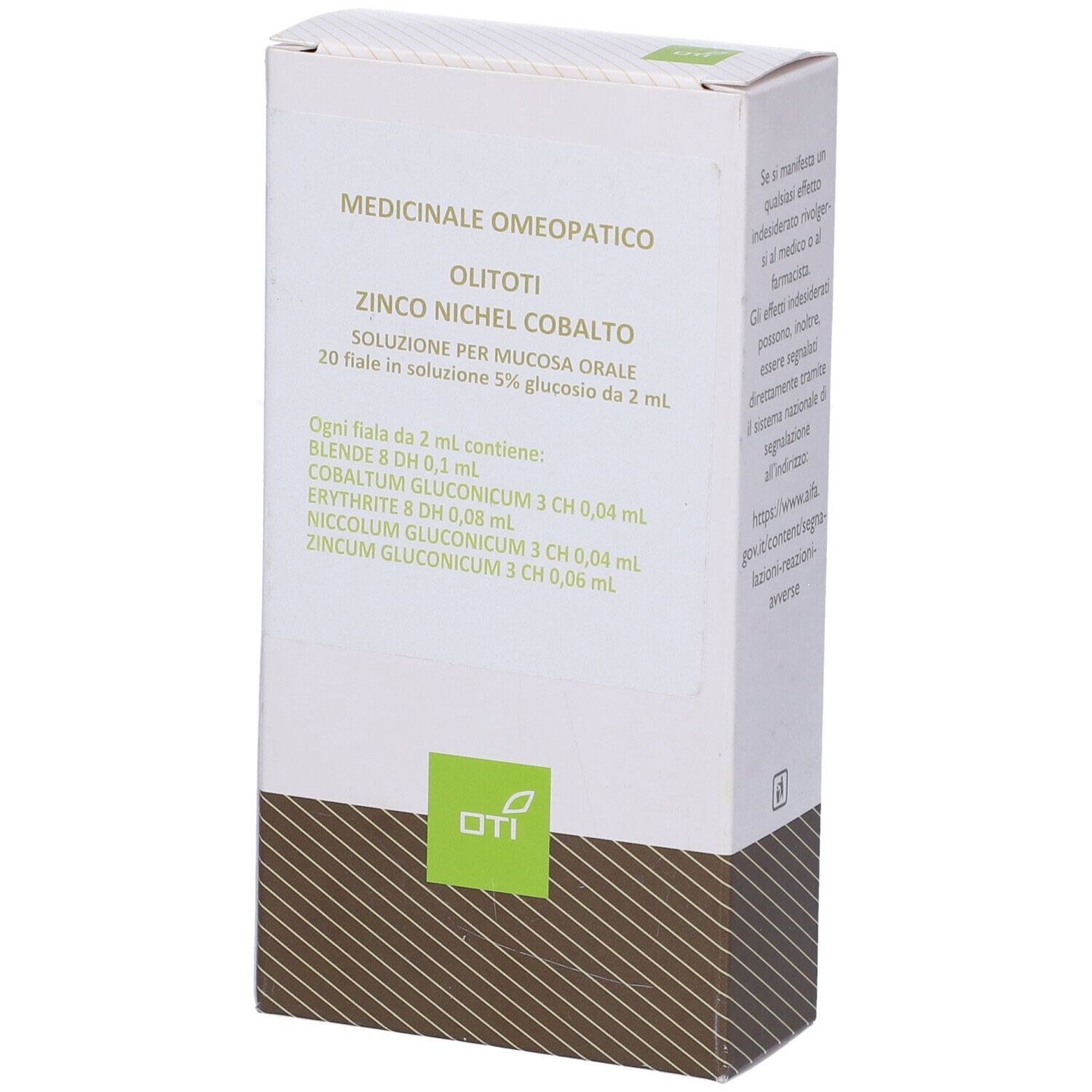 Olitoti Zinco Nichel Cobalto*Orale 20 Fiale 5% 2 Ml Con Glucosio