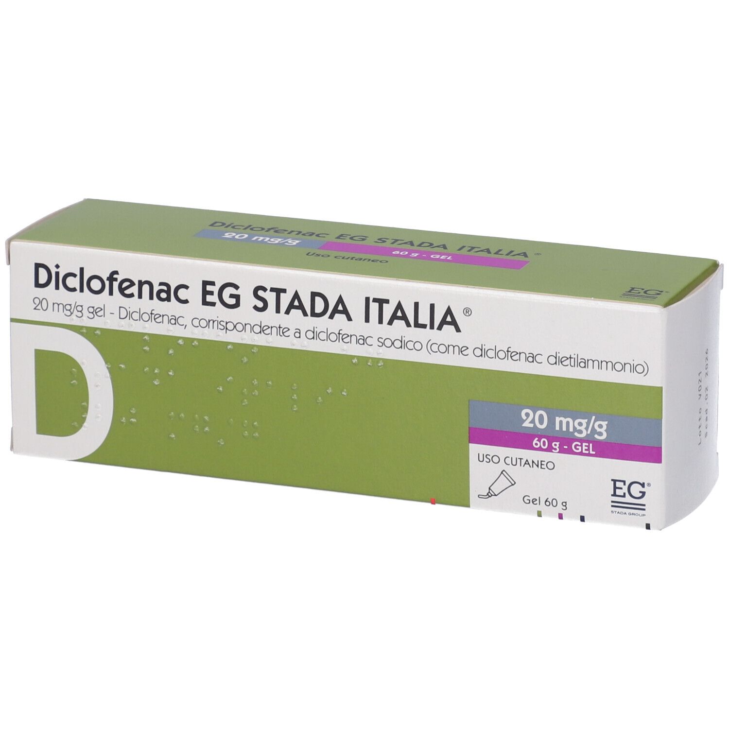 Diclofenac EG STADA Italia 20 mg/g Gel