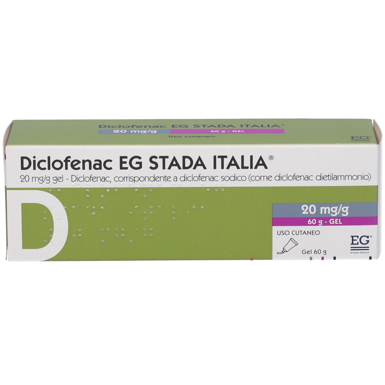 Diclofenac EG STADA Italia 20 mg/g Gel