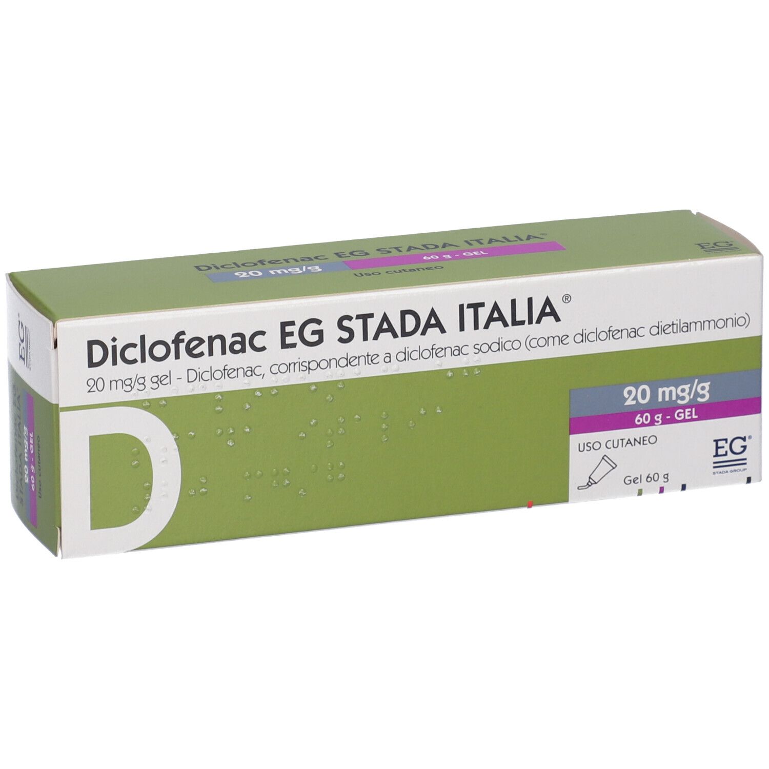 Diclofenac EG STADA Italia 20 mg/g Gel