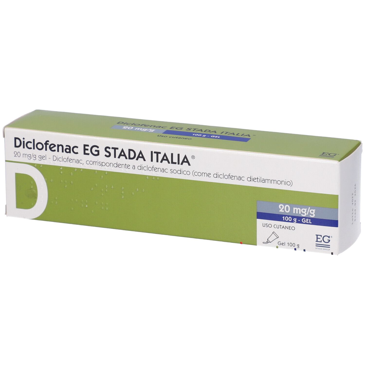Diclofenac EG STADA Italia 20 mg/g Gel