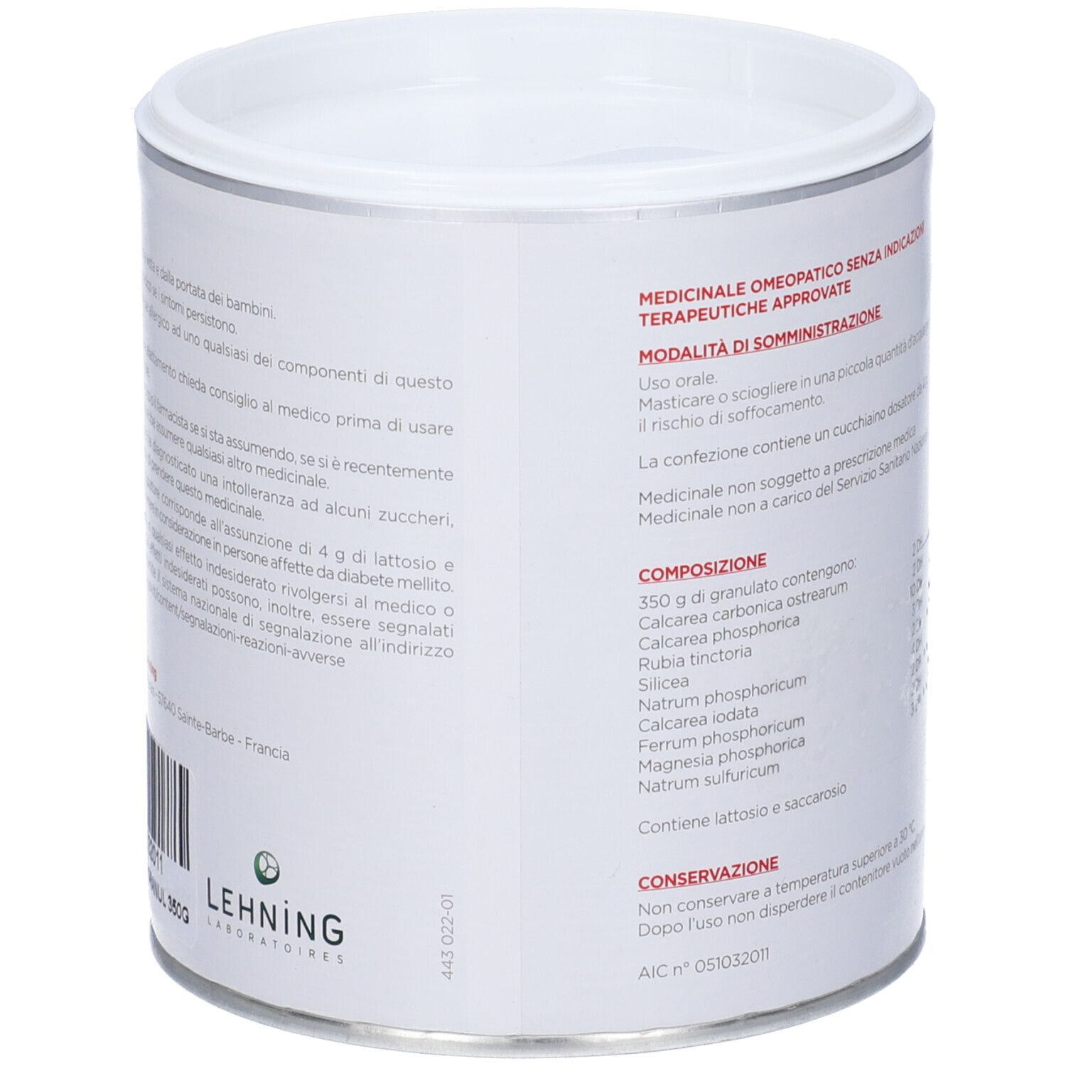 REXORUBIA*granulato 350 g con cucchiaino dosatore