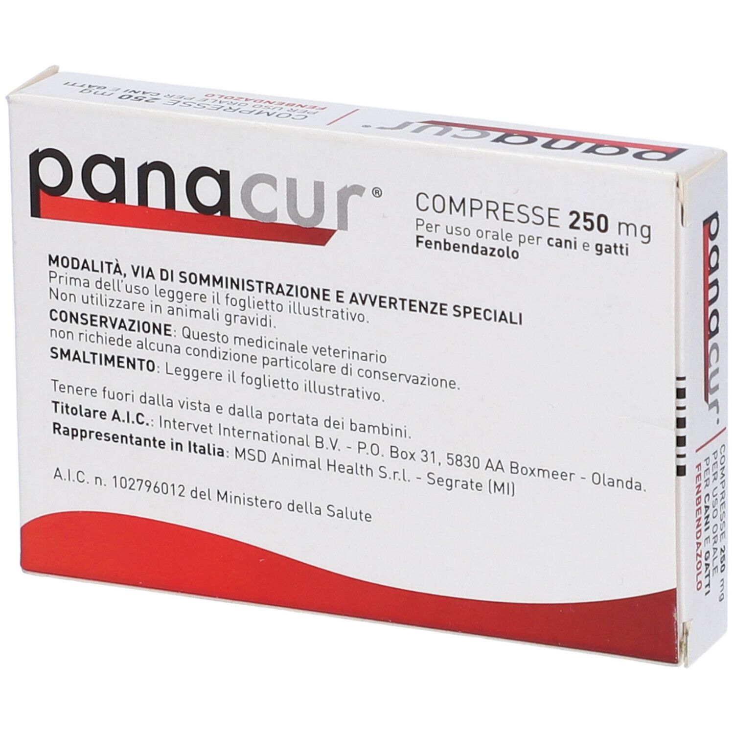 Panacur*10Cpr 250Mg 10 Pc