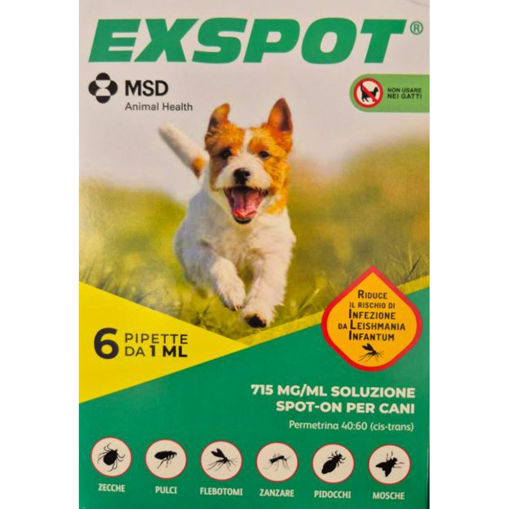 Exspot 715 Mg/Ml Soluzione Per Spot On Per Cani