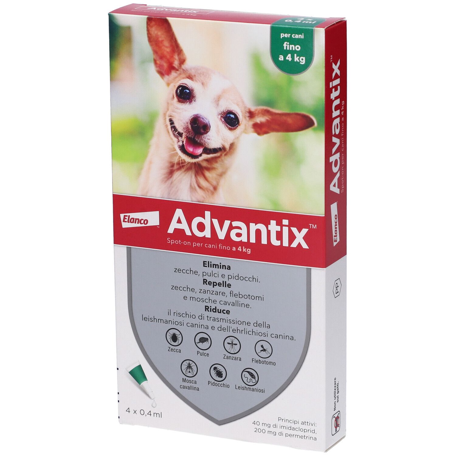 Advantix Spot-On Per Cani Fino A 4 Kg