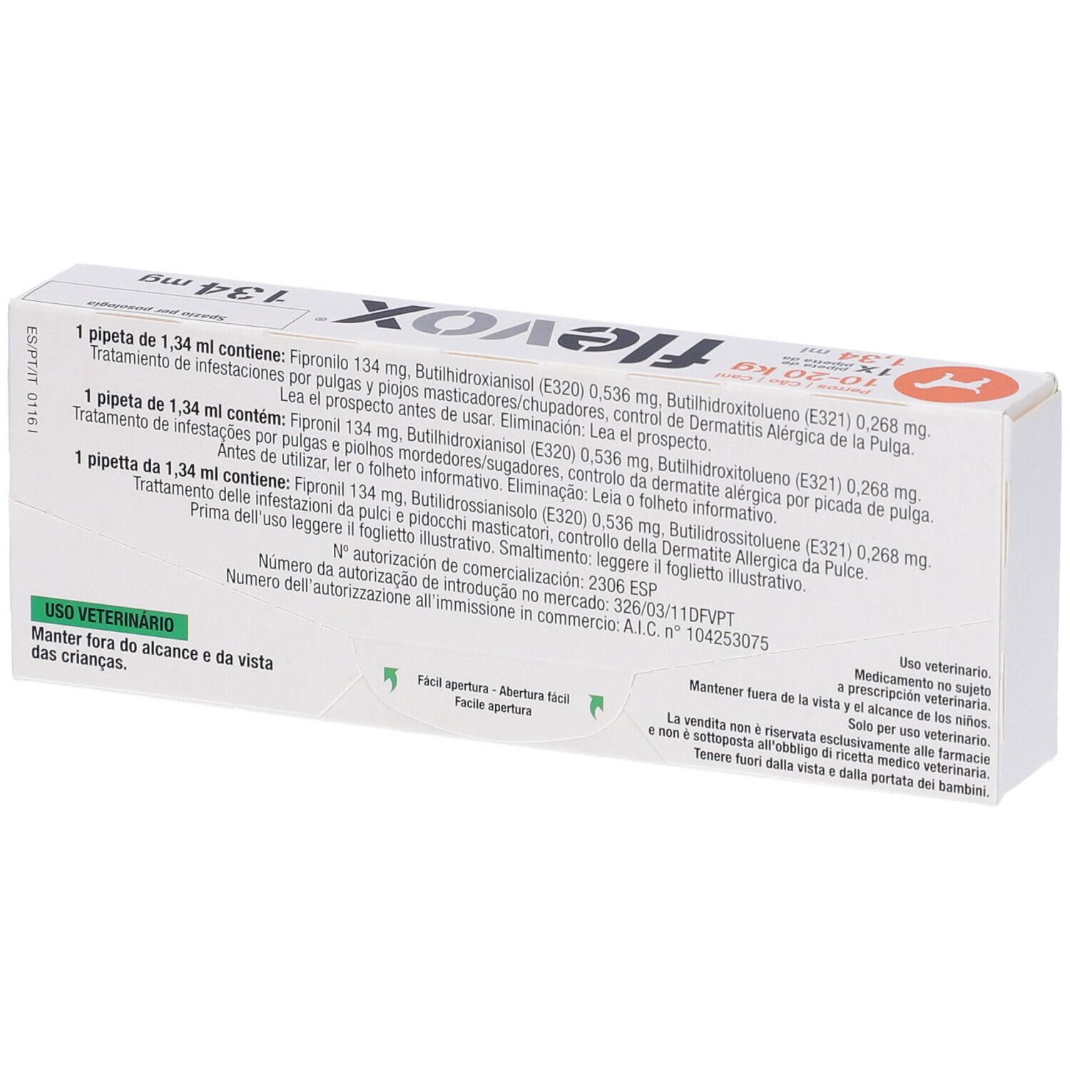 Flevox Spot-On 134 Mg (Cani Taglia Media)