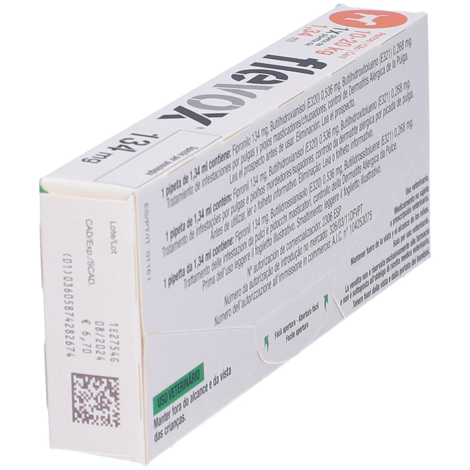 Flevox Spot-On 134 Mg (Cani Taglia Media)