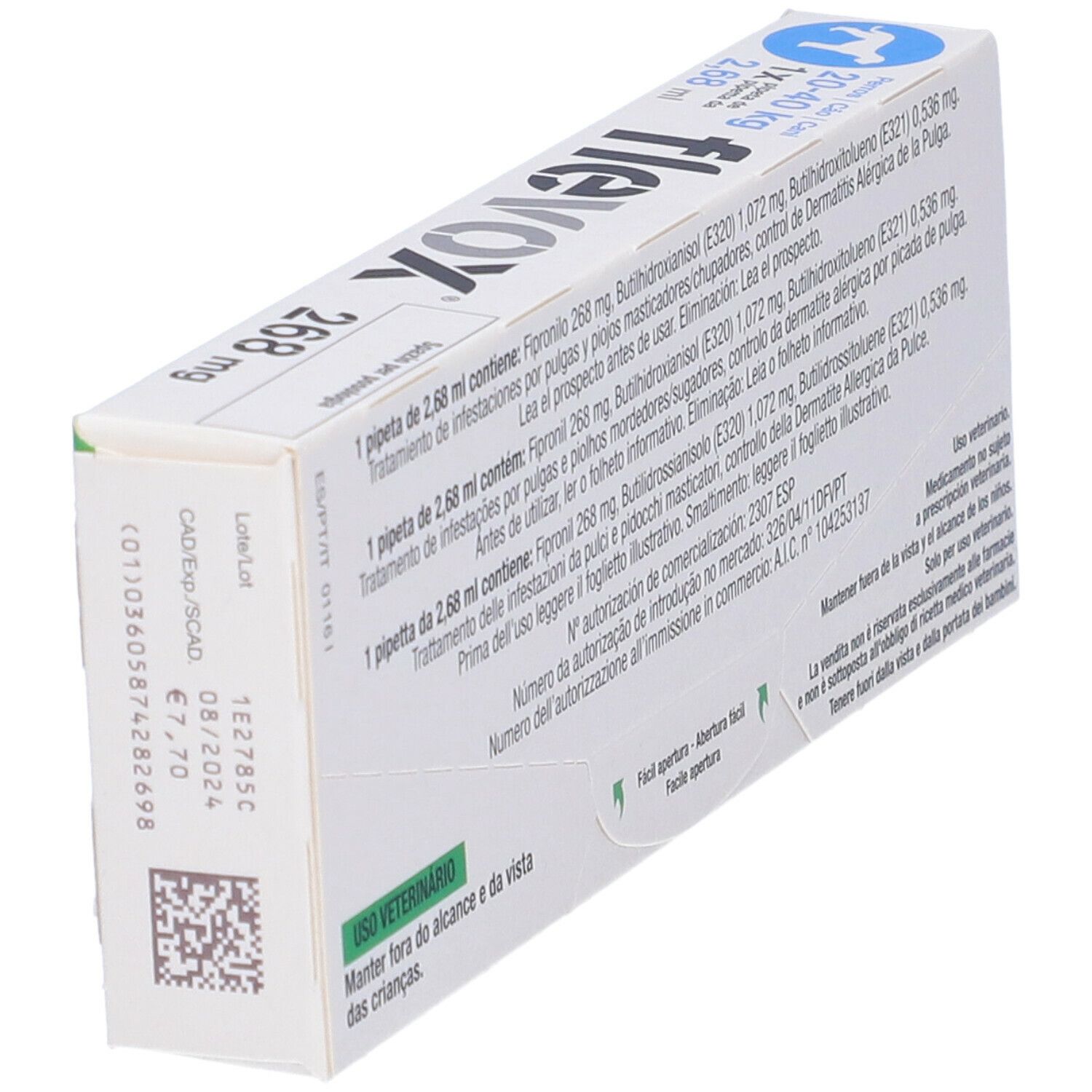 Flevox Spot-On 268 Mg (Cani Taglia Grossa)