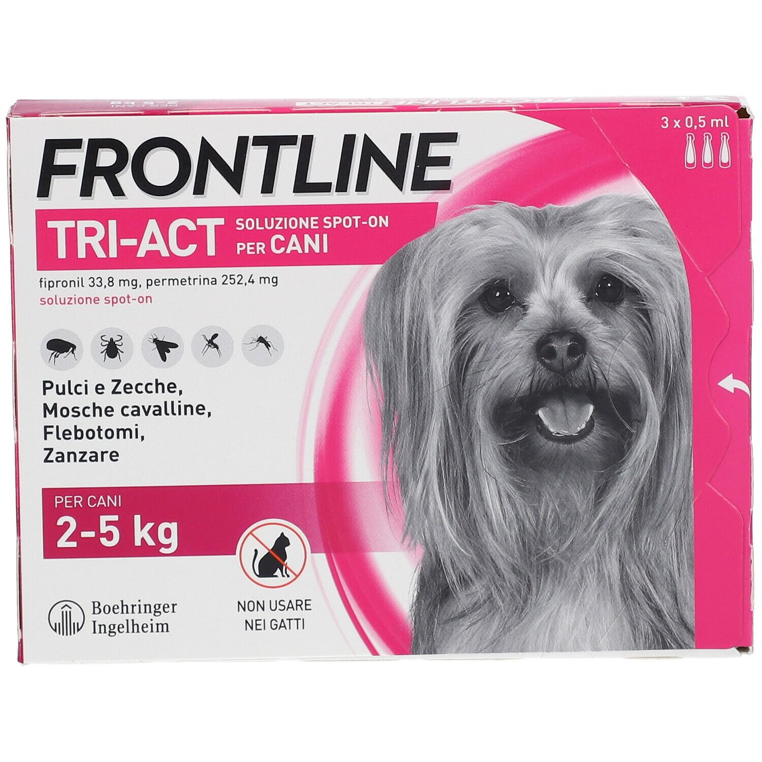 Frontline TRI-ACT Per Cani 2-5 kg