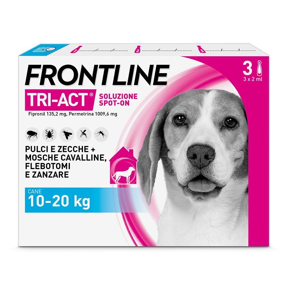 Frontline Tri-Act Soluzione Spot-On Per Cani Di 10-20 Kg