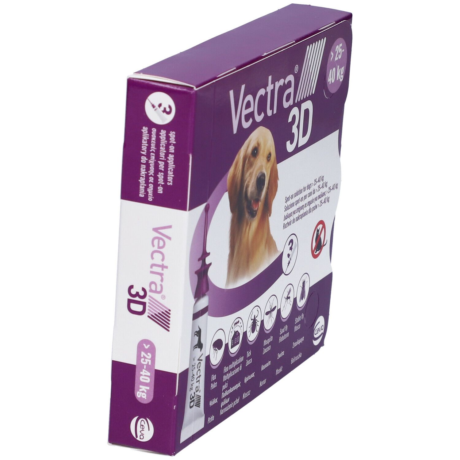 Vectra 3d Soluzione Spot–on Per Cani 25/40 kg