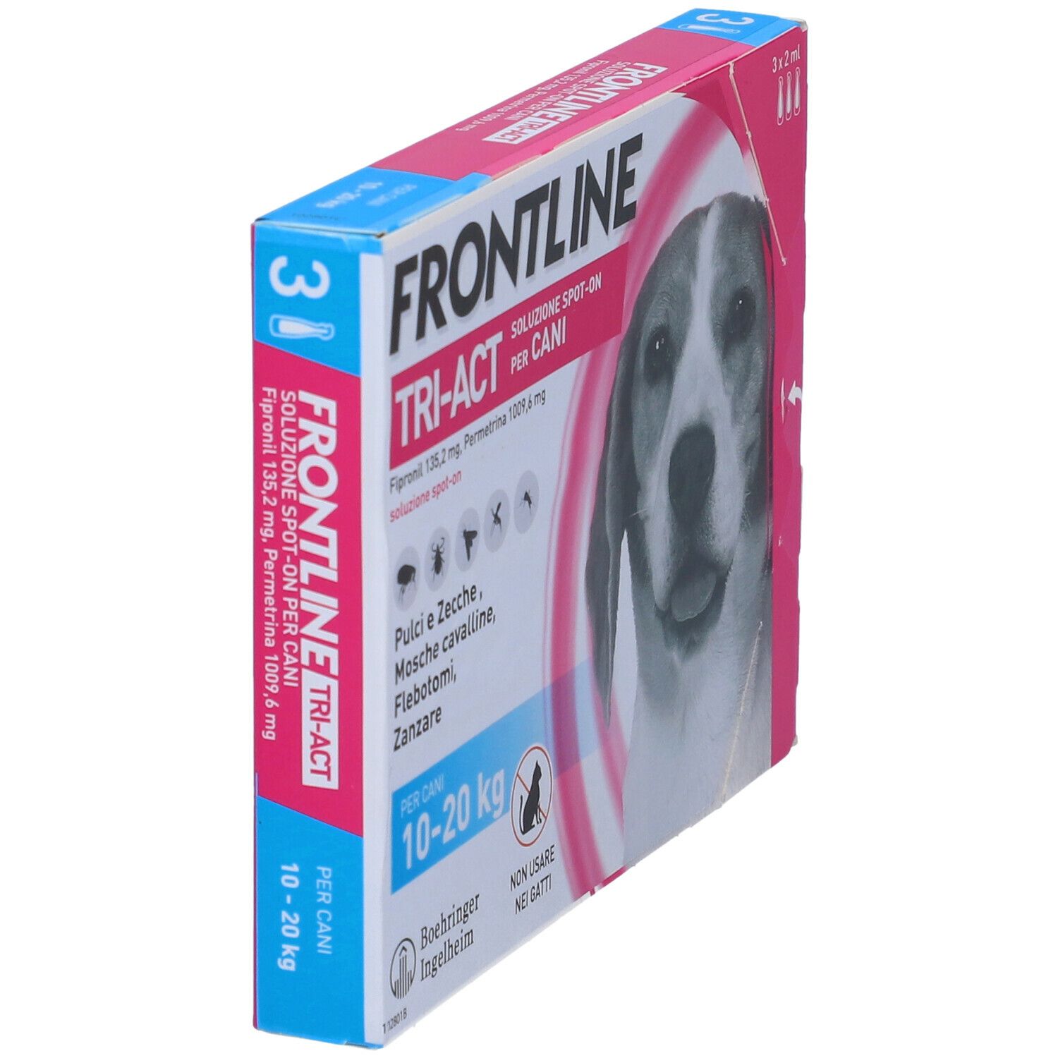 Frontline Tri-Act Soluzione Spot-On Per Cani Di 10-20 Kg