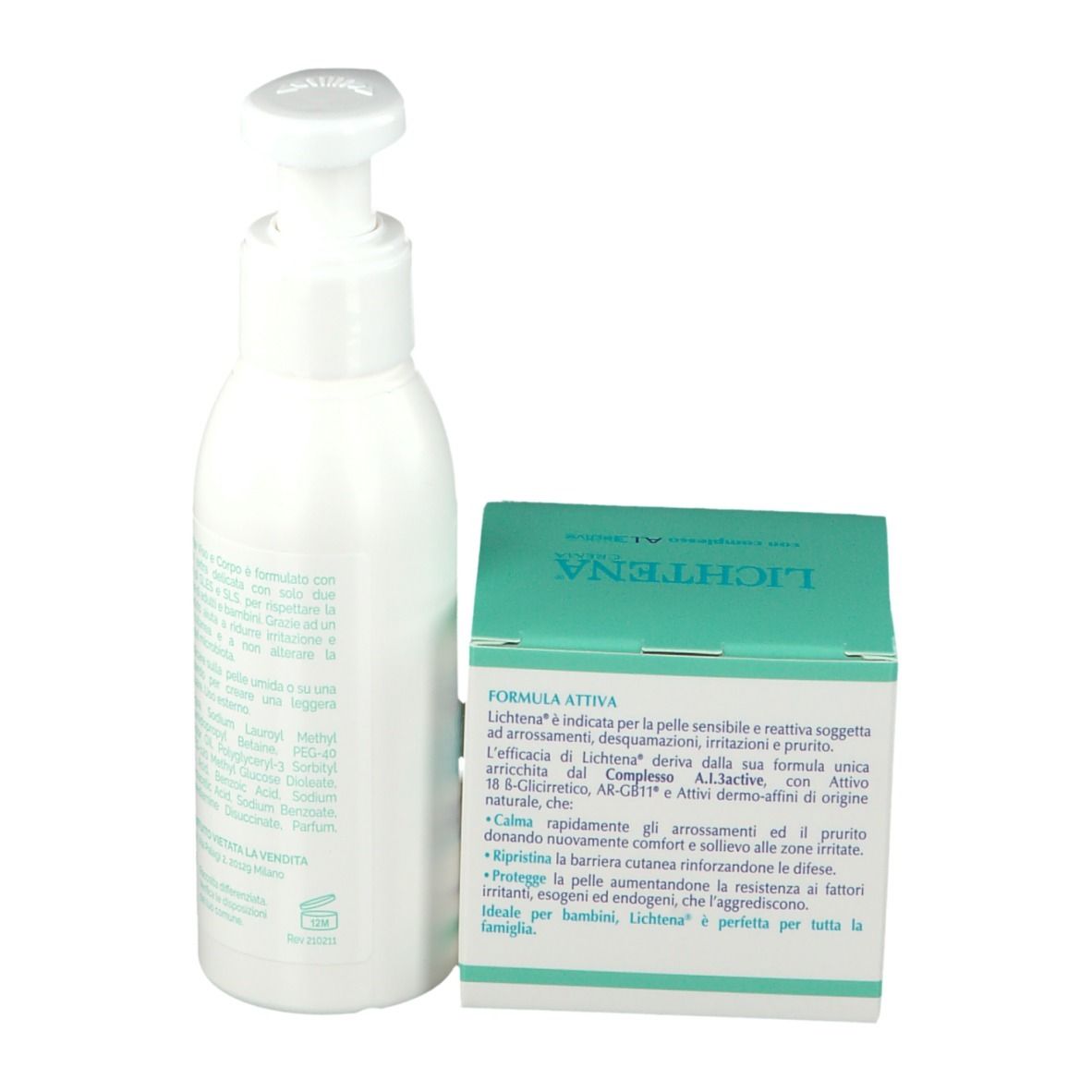 Lichtena®  Crema + Lichtena Detergente Viso e Corpo