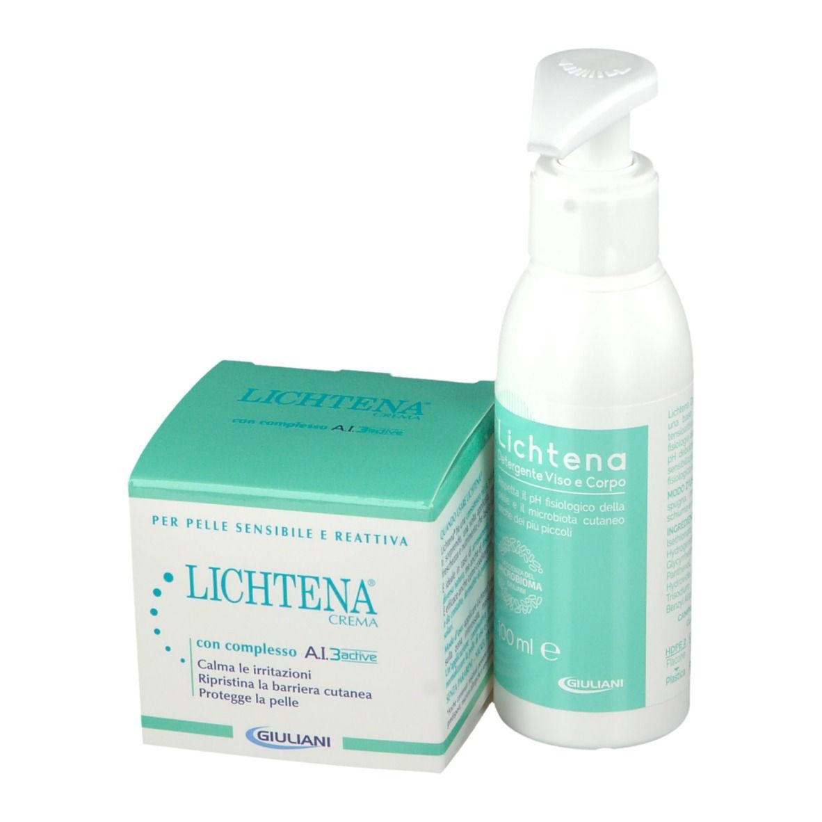 Lichtena®  Crema + Lichtena Detergente Viso e Corpo