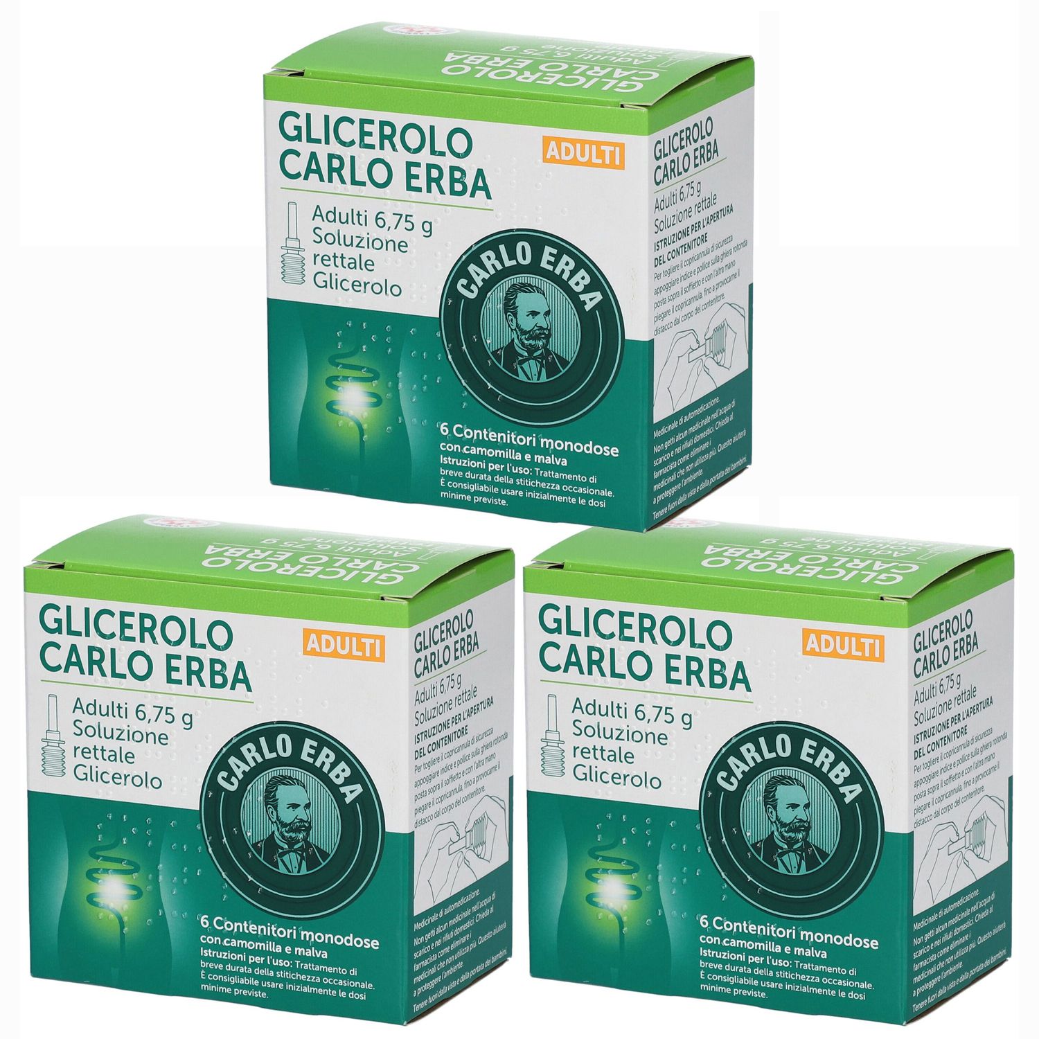 CARLO ERBA GLICEROLO Soluzione Rettale 6,75 g