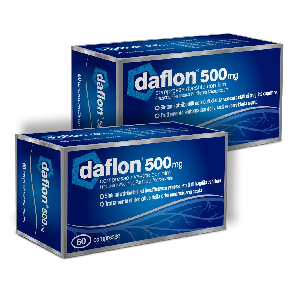 Daflon® 500mg 60 Compresse Rivestite Set da 2