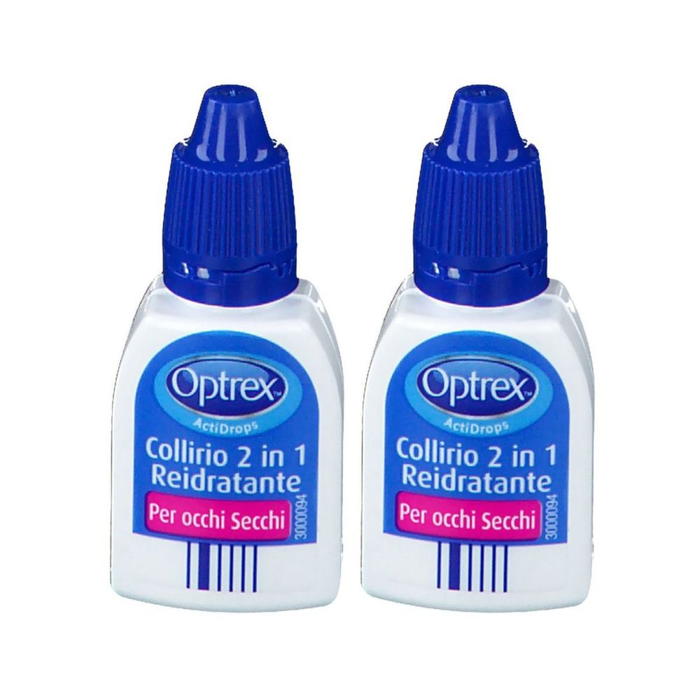Optrex® ActiDrops® Collirio 2 in 1 per Occhi Secchi Set da 2 2x10 ml