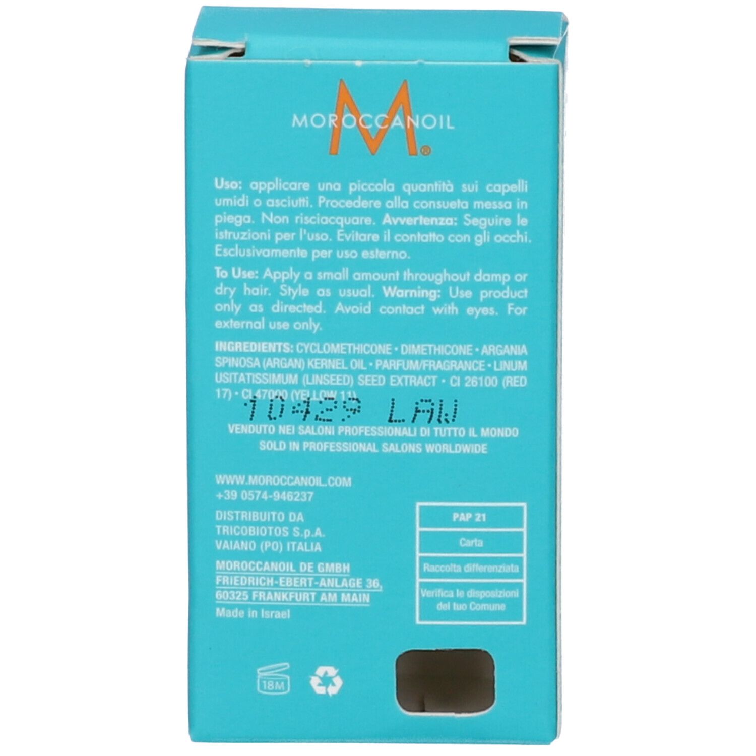 Moroccanoil Trattamento Moroccanoil Leggero