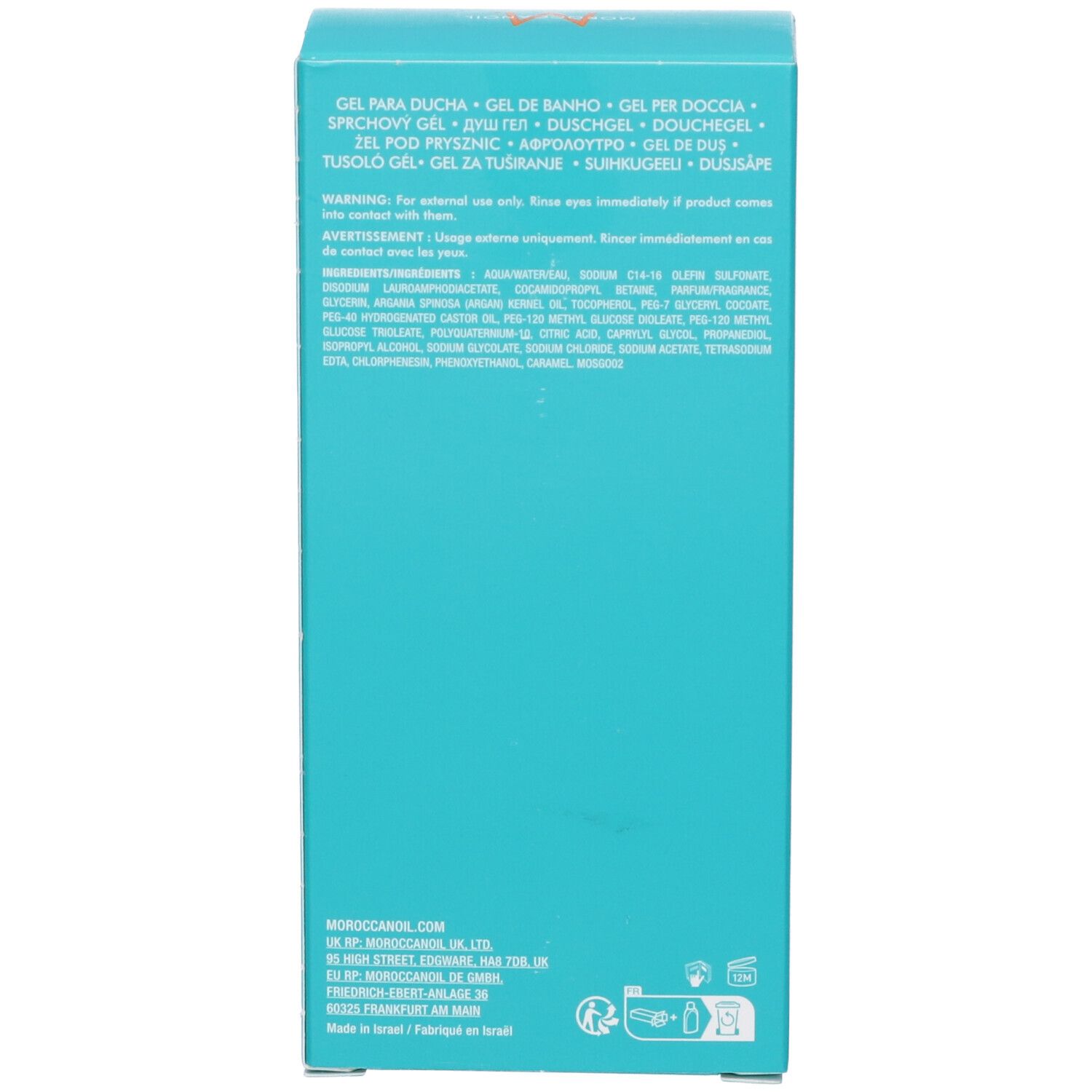 Moroccanoil Shower Gel Fragrance Originale