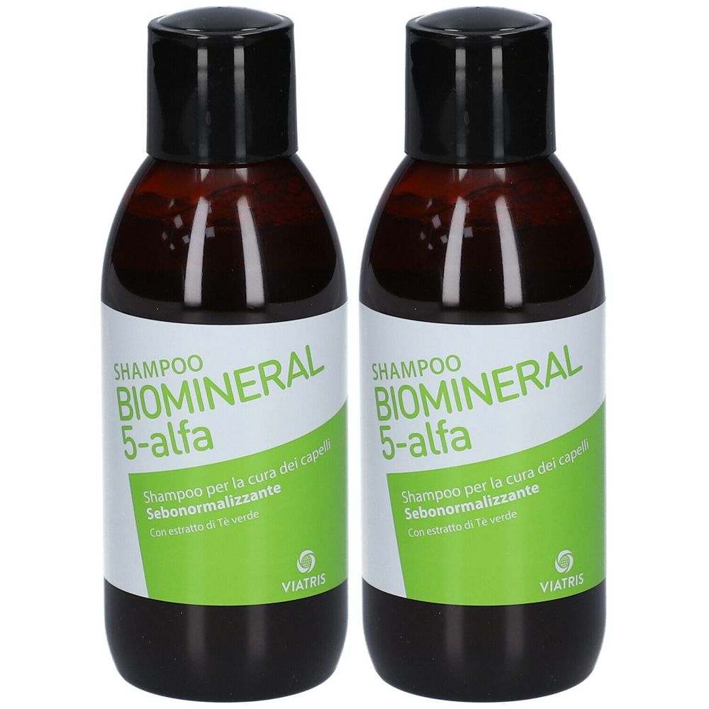 BIOMINERAL 5-alfa Shampoo set da 2