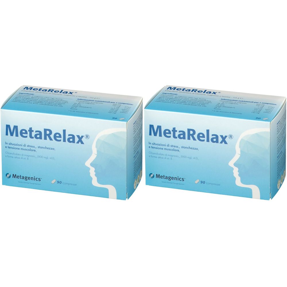 Metagenics™ MetaRelax® Set da 2 2x90 pz