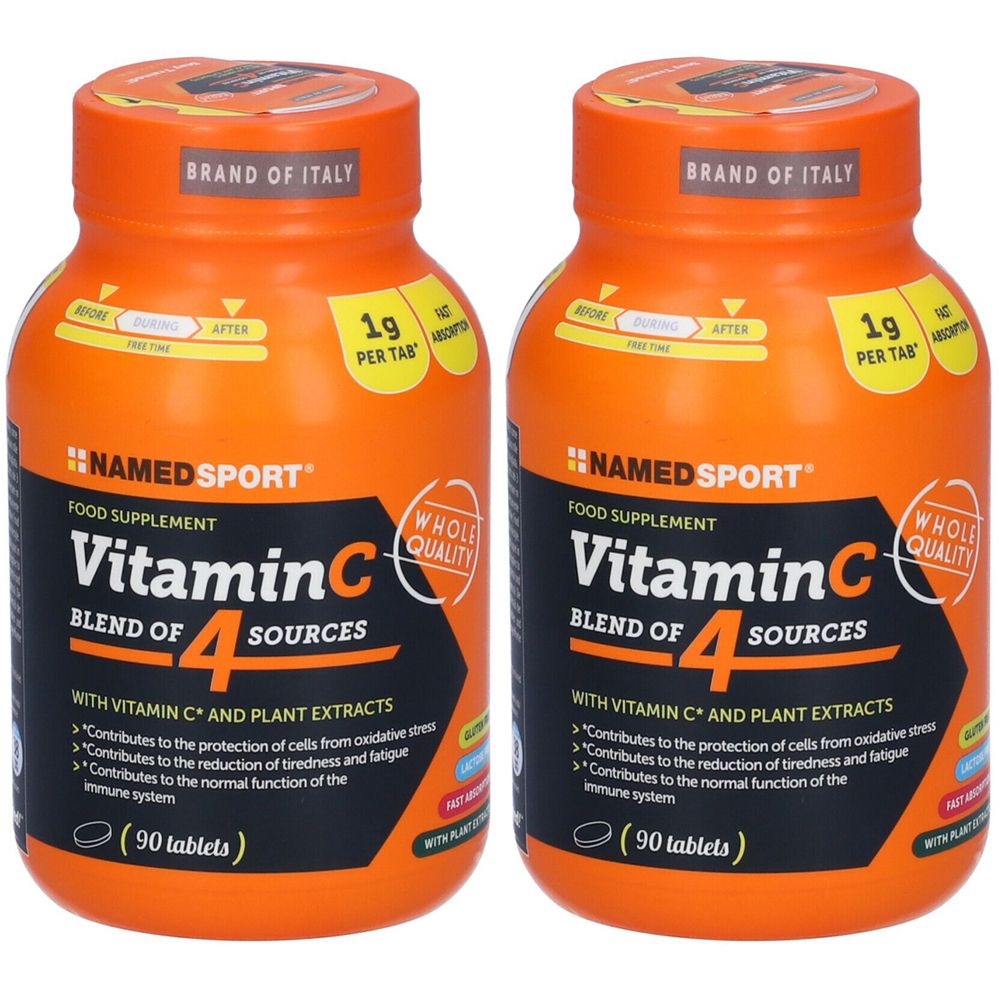 NAMEDSPORT® Vitamin C Blend of 4 Sources Set da 2
