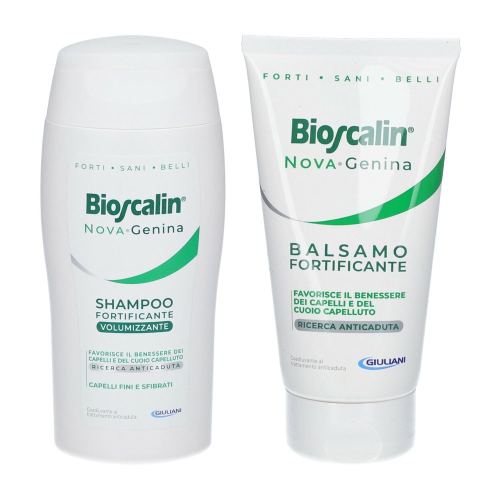 Bioscalin® NOVA Genina Shampoo Fortificante Volumizzante + Balsamo Fortificante