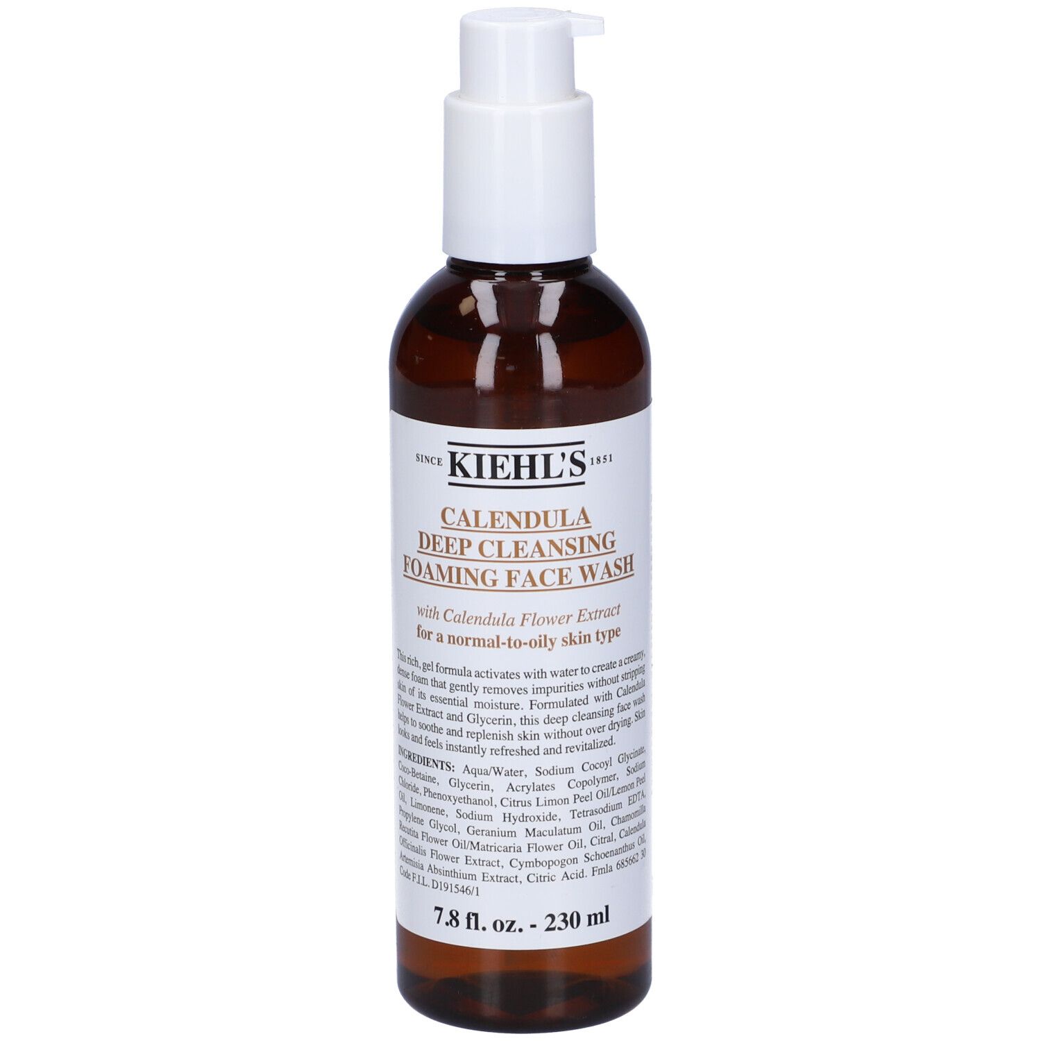 Kiehl´s Calendula Deep Cleansing Foaming Face Wash Detergente Viso 230ml