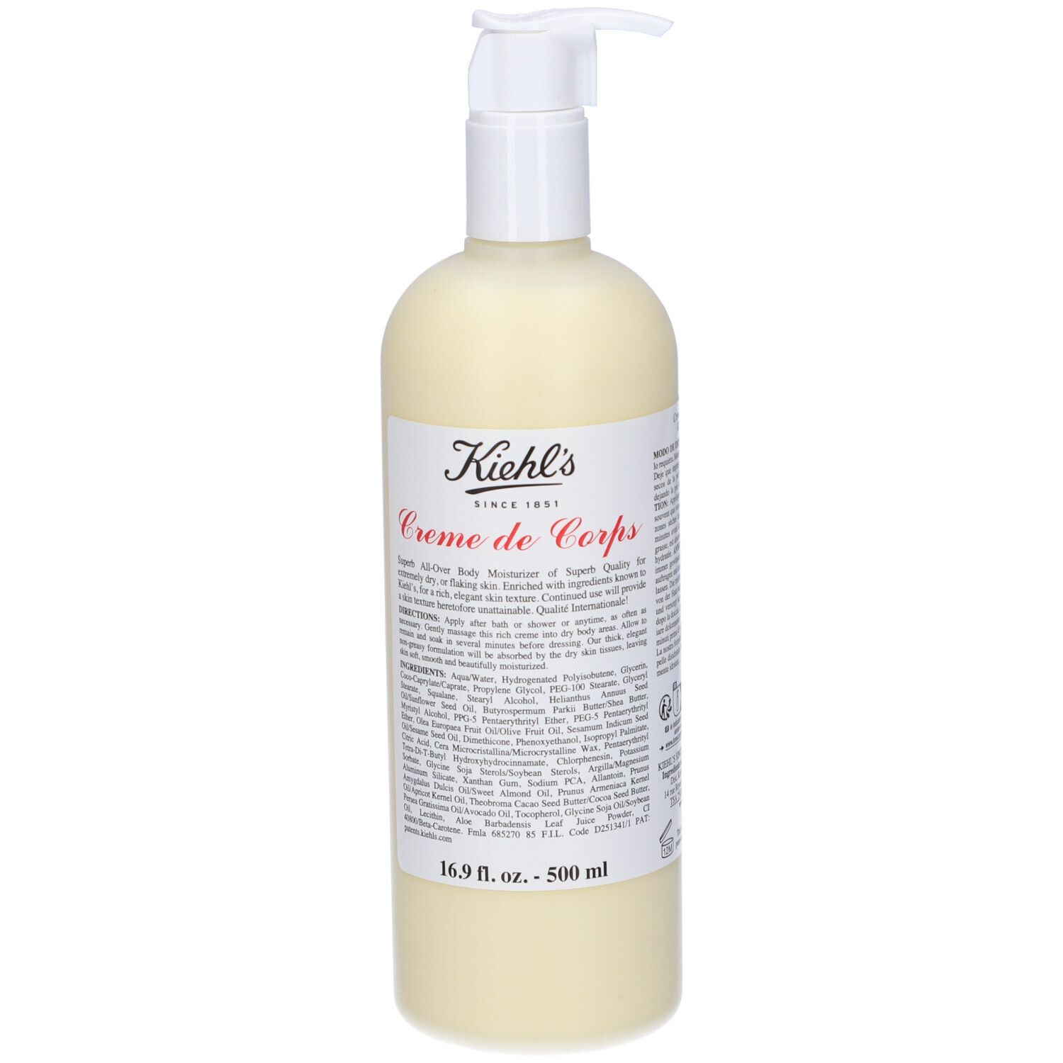 Kiehl´s Creme de Corps Crema Corpo 500ml