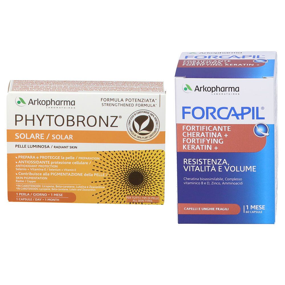 Arkopharma Phytobronz® Solare + Forcapil® Cheratina+
